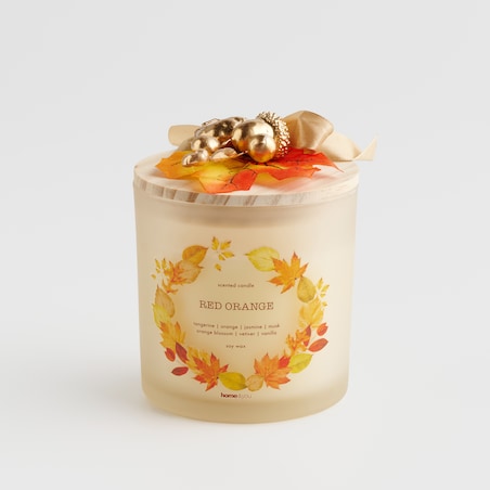 Świeca Zapachowa Listio z motywem liściastym