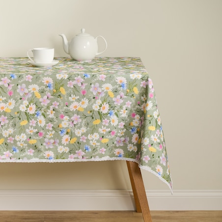 Bieżnik z nadrukiem Melow 35x180 cm z wzorem kwiatowym