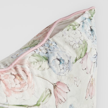 Poszewka z nadrukiem Belleoni 45x45 cm z motywem kwiatowym