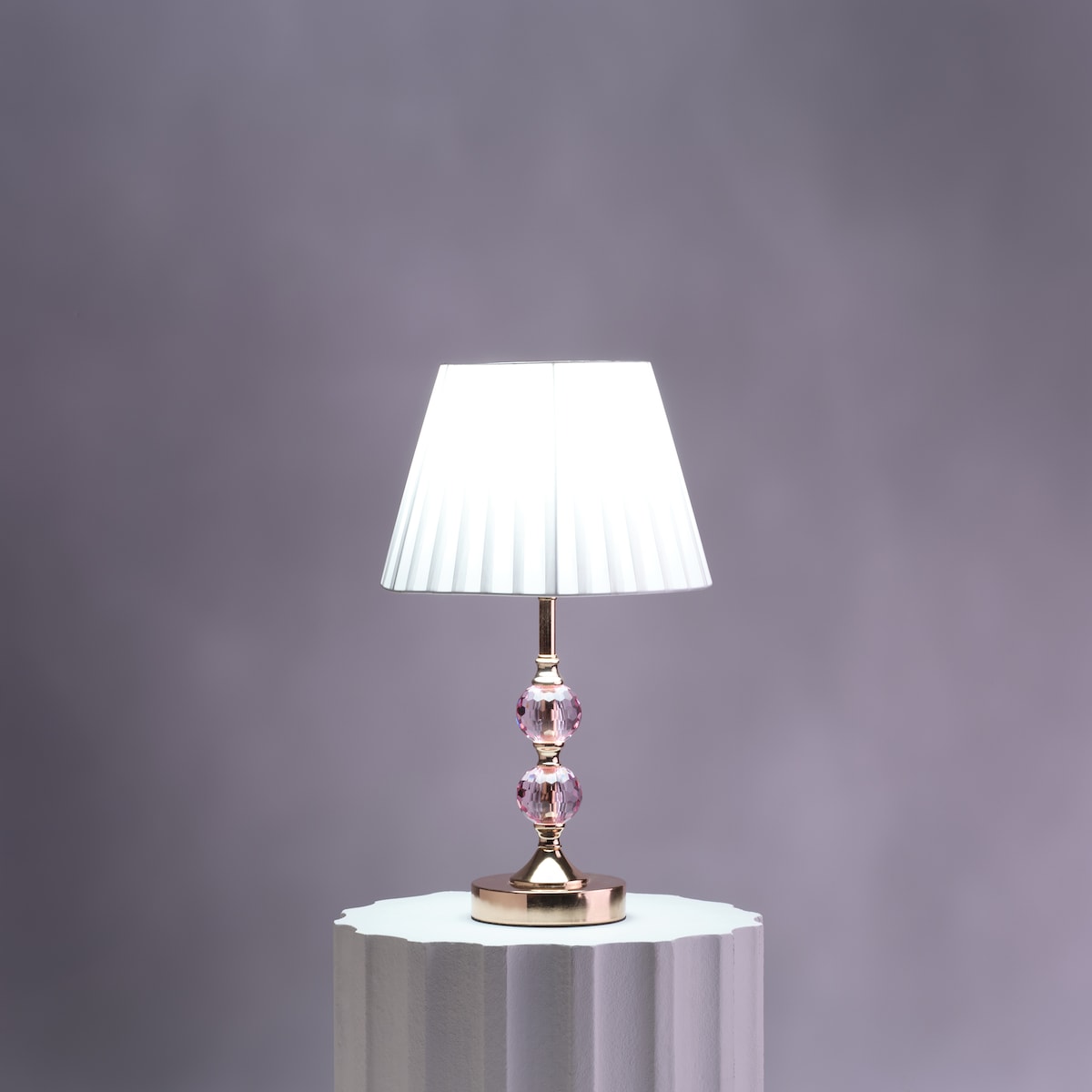 Lampa Stołowa Kristicks z motywem geometrycznym