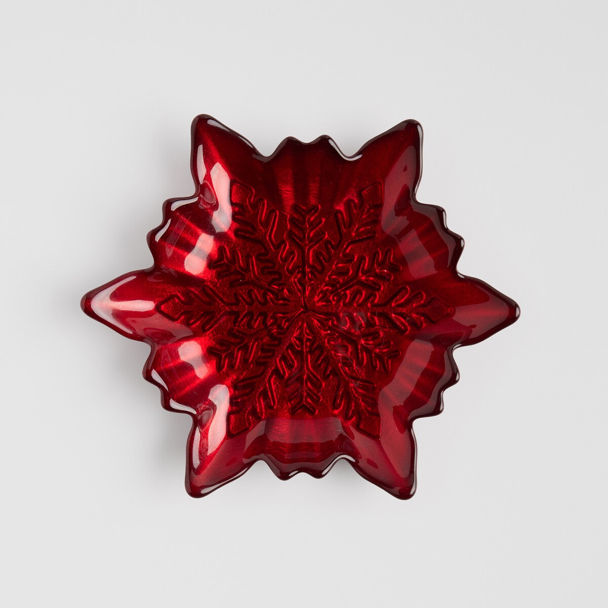 Świecznik Estrela z motywem śnieżynki