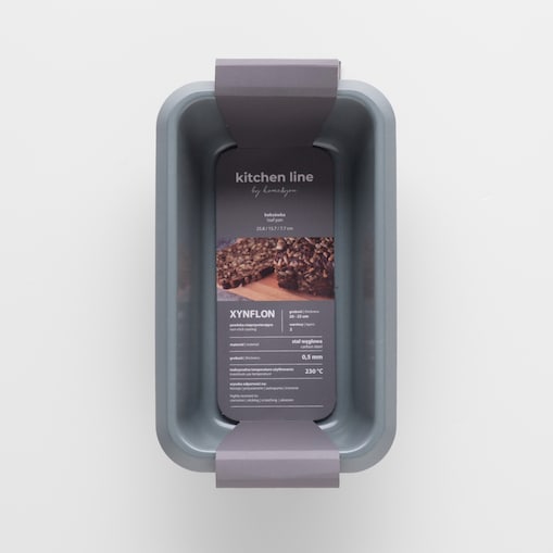 Keksówka ze stali węglowej Kalup 16x26 cm