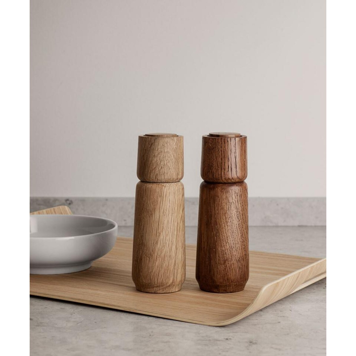 Dębowy młynek do soli/pieprzu, RO