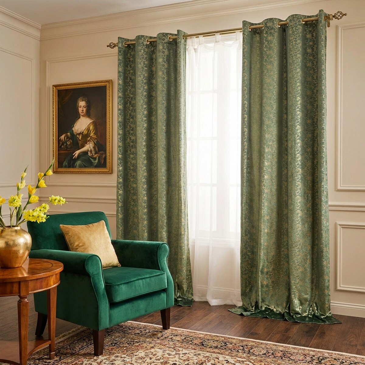 Zasłona z nadrukiem Marmora 140x280 cm