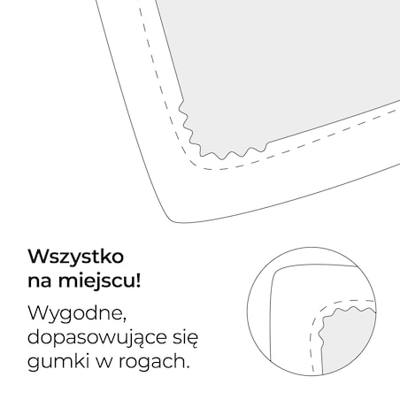 Prześcieradło z mikrofibry z gumką Micros 160x200x25 cm
