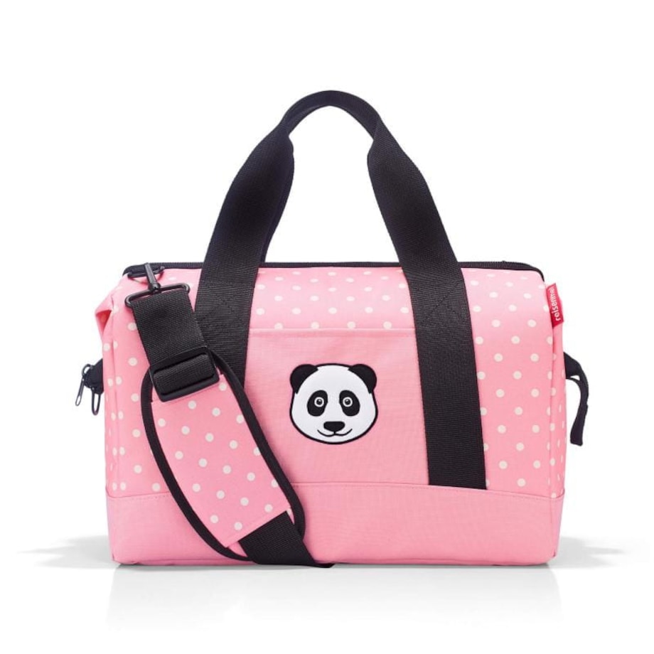 Torba allrounder M kids panda dots pink, 18 l