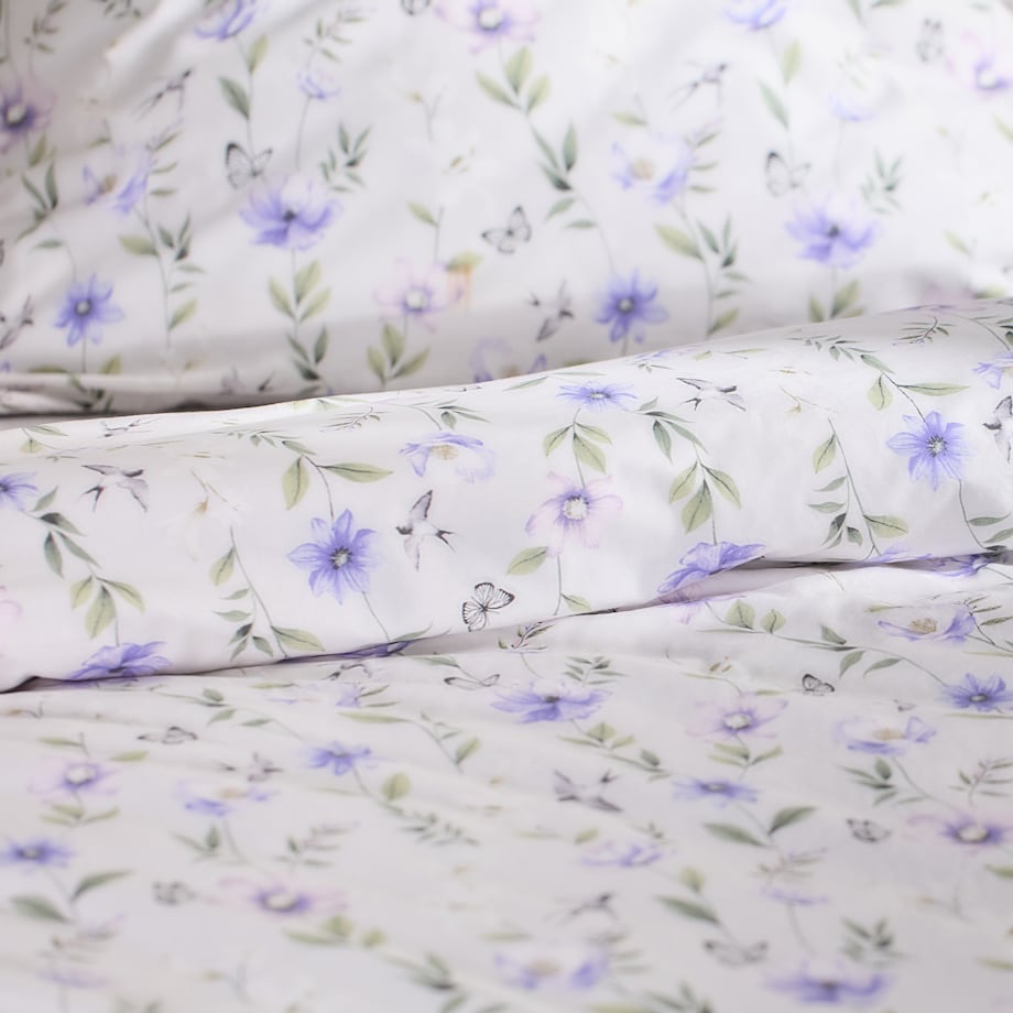 Pościel Bawełniana Serafino 160x200 cm z wzorem kwiatowym