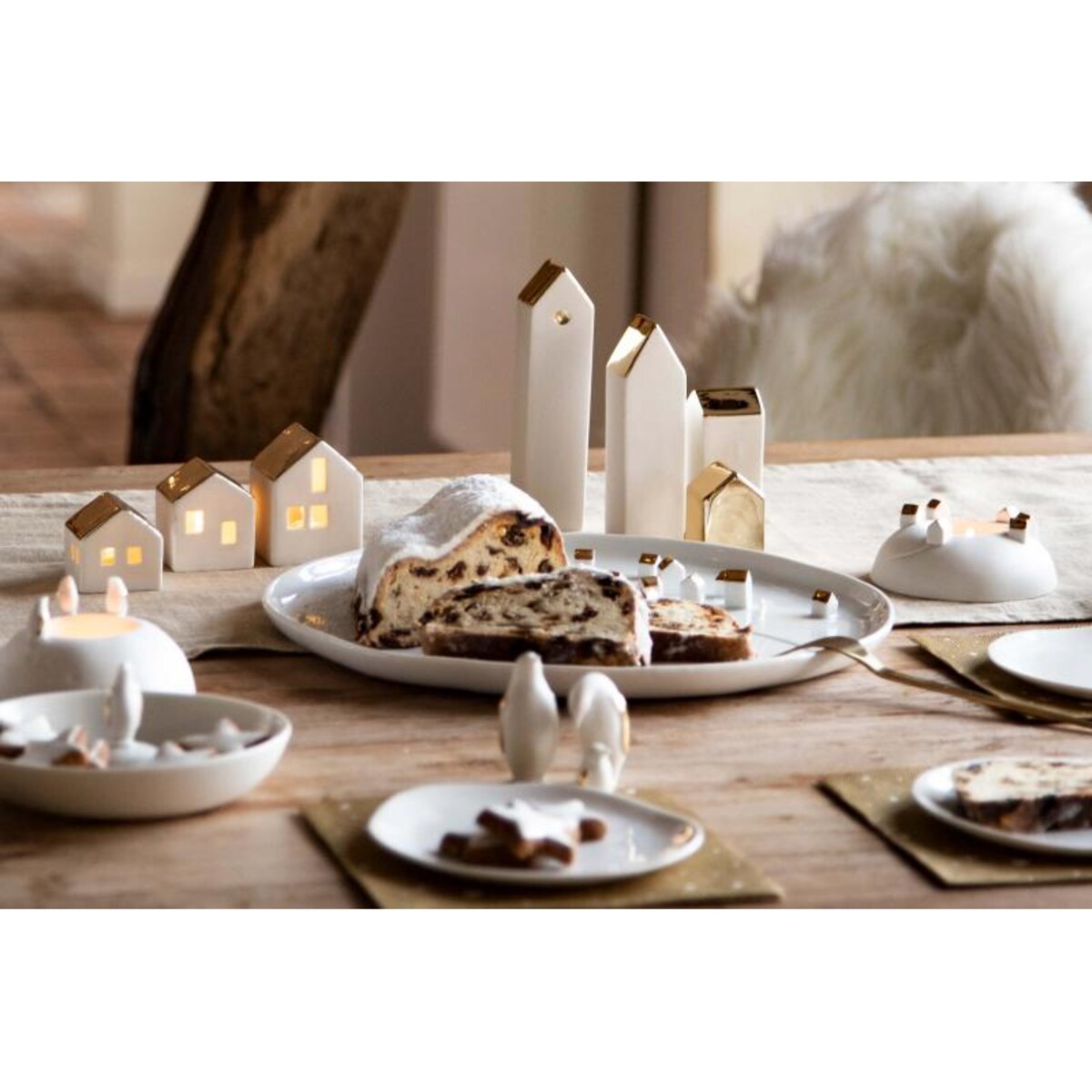 Porcelanowy talerz Village, 32 cm, Raeder