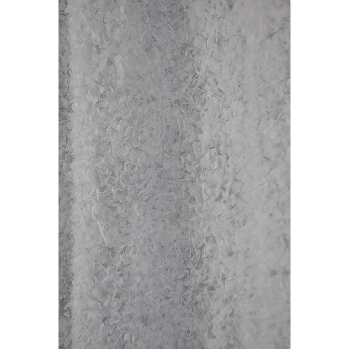 zasłona "lumiere 3d" z szyfonu biała | 140x250 przelotki