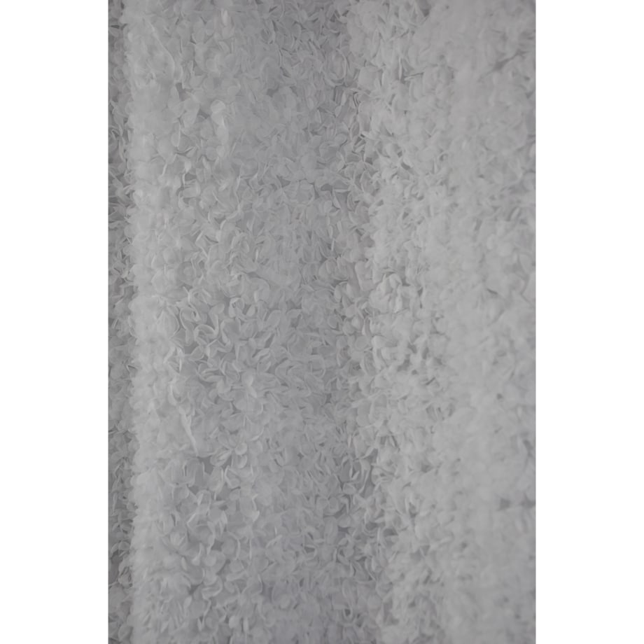 zasłona "lumiere 3d" z szyfonu biała | 140x250 przelotki