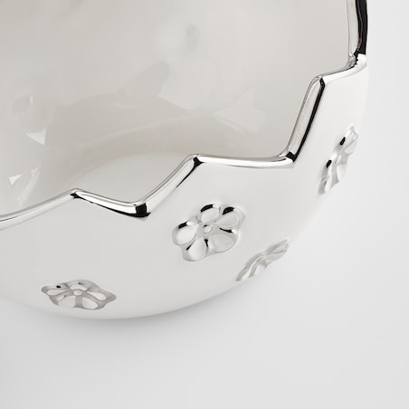 Koszyk Flosales z motywem królika i kwiatów