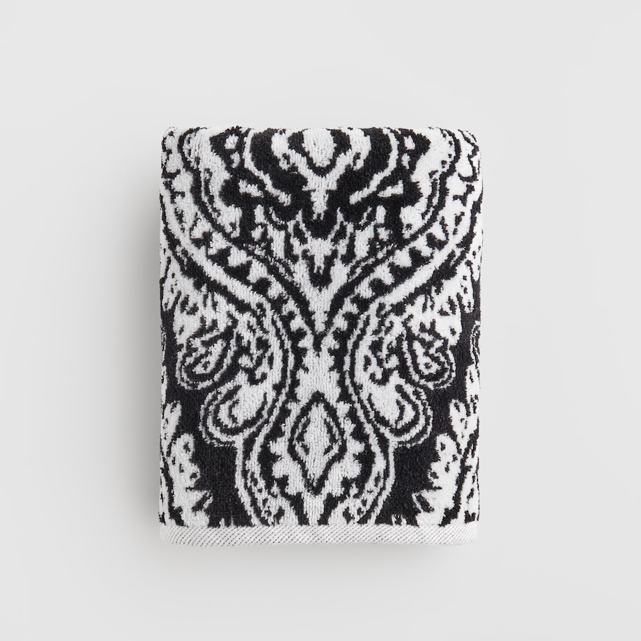 Ręcznik żakardowy Beskar 50x90 cm z motywem arabeski