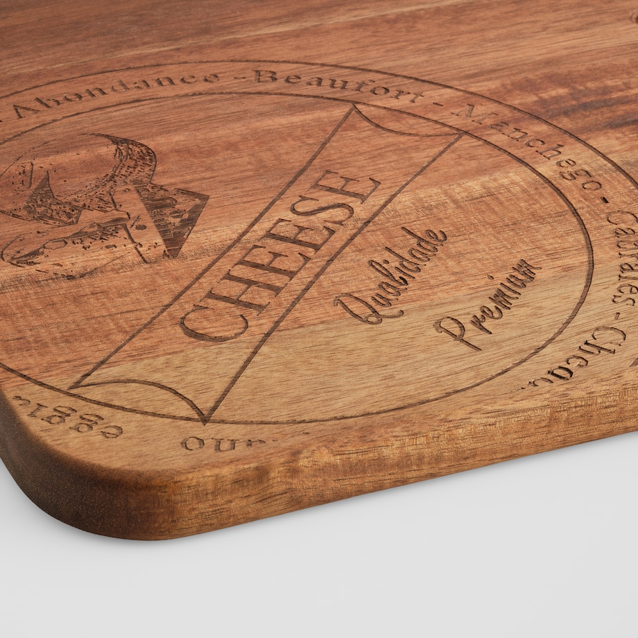 Deska Do Serwowania Servchees z motywem napisów