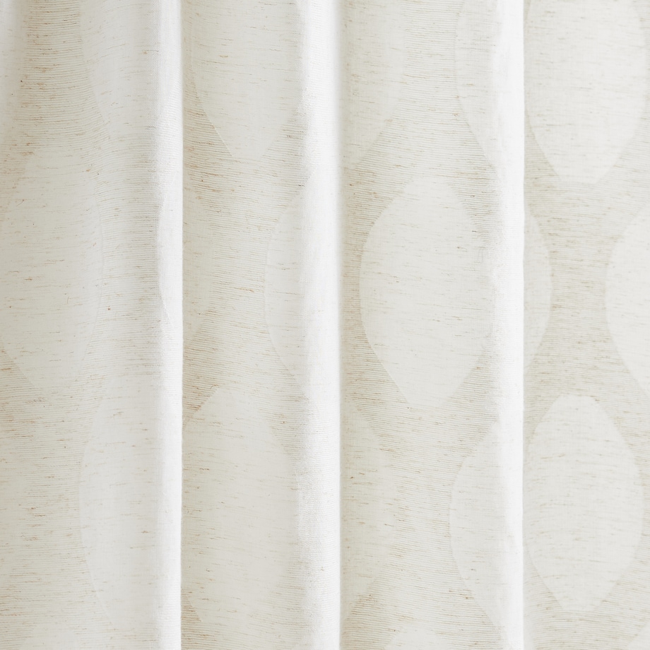 Firana z lnem Diako 140x250 cm