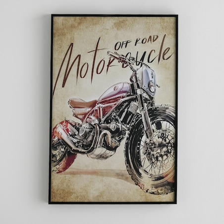 Plakat W Ramie Motoros