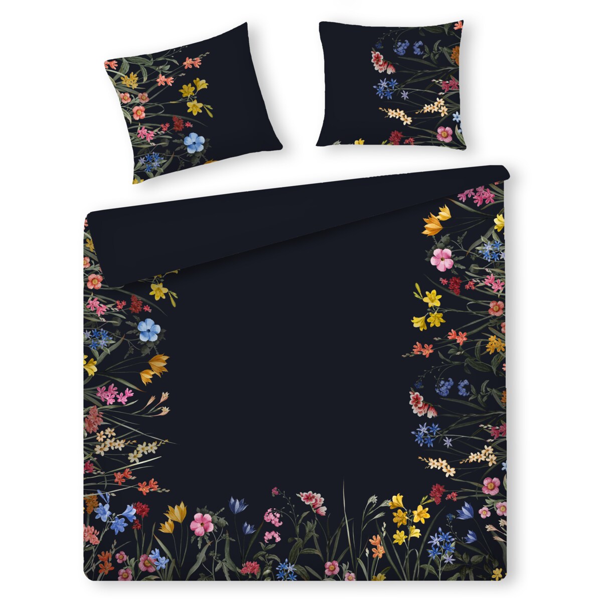 Pościel z bawełny satynowej Grelo 200x220 cm z wzorem kwiatowym