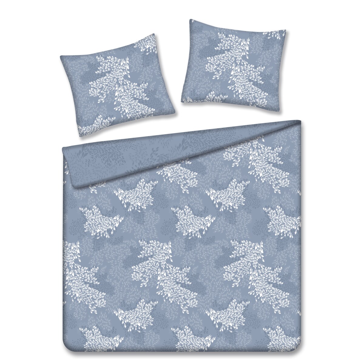 Pościel Bawełniana Trezzo 200x220 cm z motywem liściastym