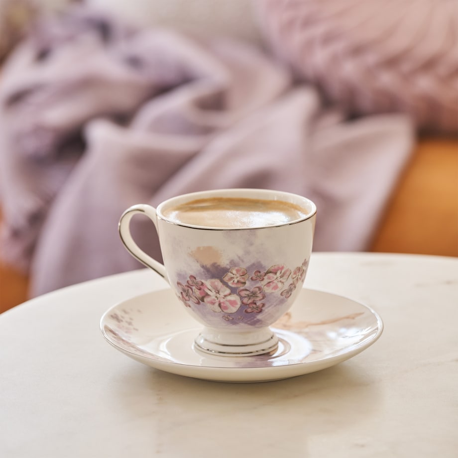 Filiżanka ze spodkiem z baletnicą Natalie