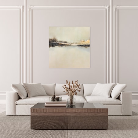 ręcznie zdobiony obraz na płótnie z elementami złota acerno 100x100