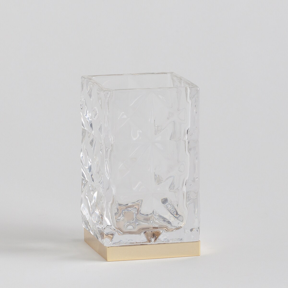 Kubek Łazienkowy ze Żłobionego Szkła Venezio