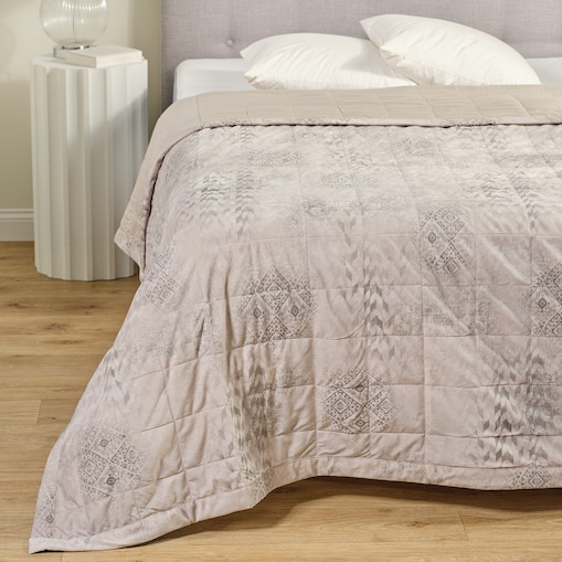 Jednokolorowa narzuta na łóżko Malumo 200x220 cm