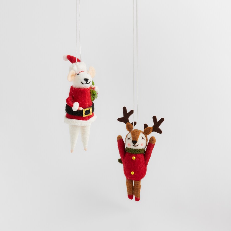 Dekoracja Wisząca Reniferi z motywem renifera