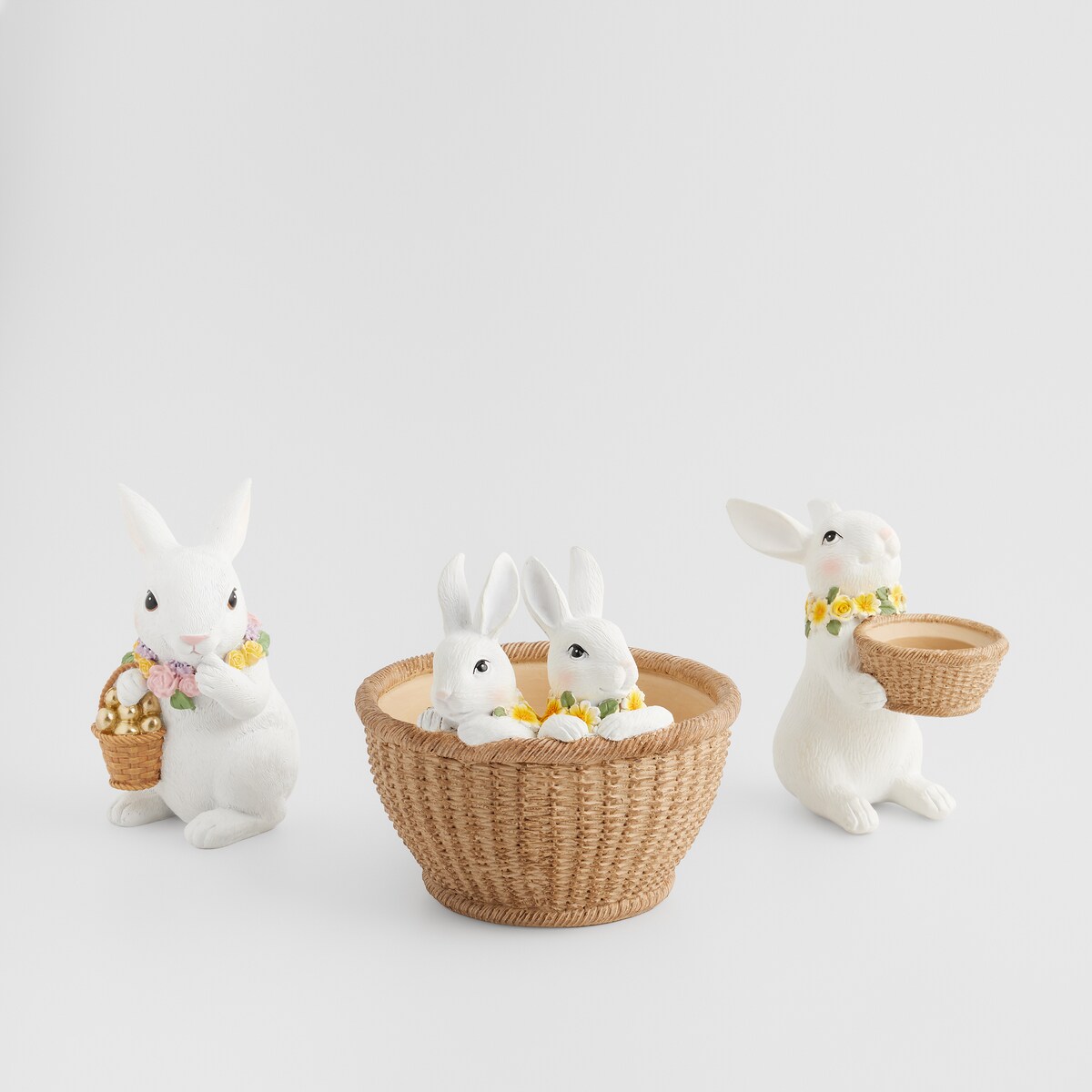 Świecznik Bloomfy z motywem królika