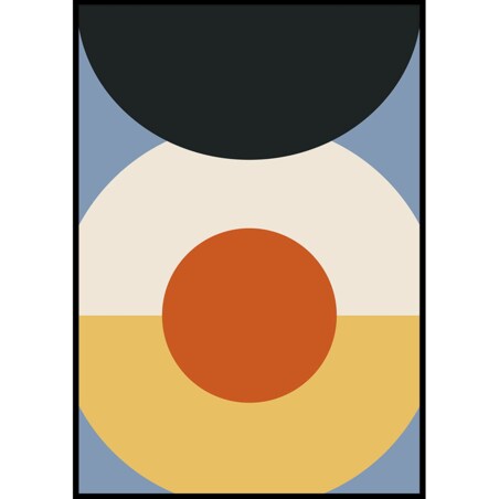 plakat geometric graphic 3 30x40 cm