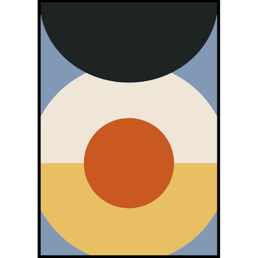 plakat geometric graphic 3 30x40 cm