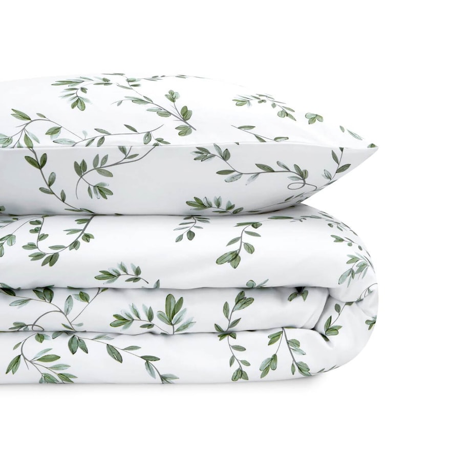 Pościel Listkowie 240/220 + 2 x 50/60 cm