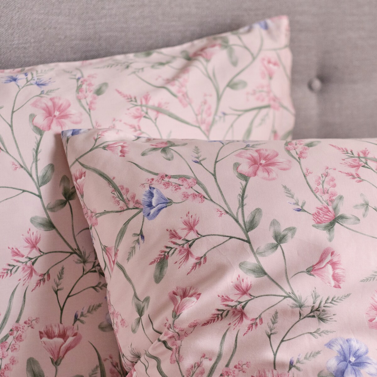 Pościel z bawełny satynowej Kiros 160x200 cm z motywem kwiatowym