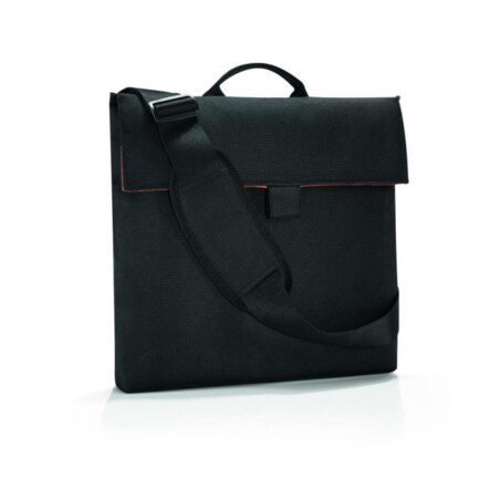 Torba courierbag black - poliester, 12 l, 38x10x39 cm