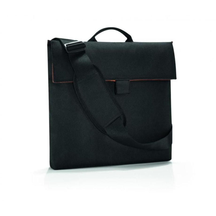 Torba courierbag black - poliester, 12 l, 38x10x39 cm