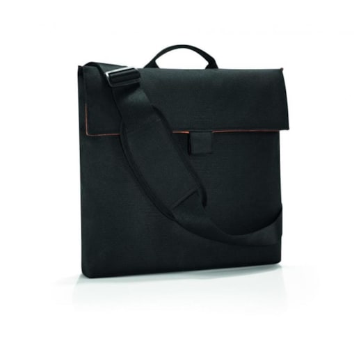 Torba courierbag black - poliester, 12 l, 38x10x39 cm