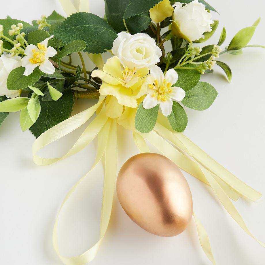 Girlanda Luniva z motywem kwiatowym i jajka