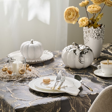 Elegancka Filiżanka z Porcelany Kostnej Eleni z motywem geometrycznym