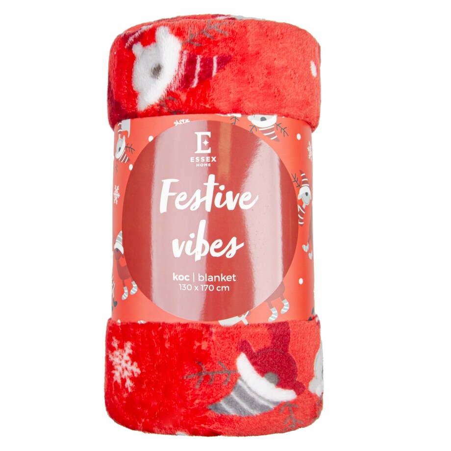 Drukowany koc Festive Vibes 130x170 cm