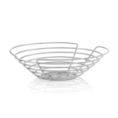 Koszyk WIRES - stal chromowana, 10x36 cm