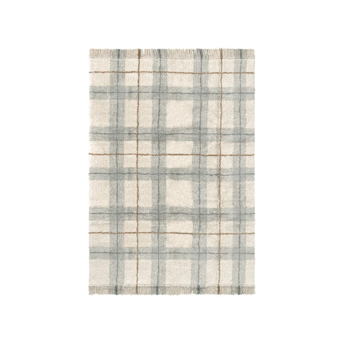 Dywan Tartan Blue Sage Wouf Wouf – 90×120 cm, Lorena Canals