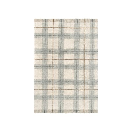 Dywan Tartan Blue Sage Wouf Wouf – 90×120 cm, Lorena Canals