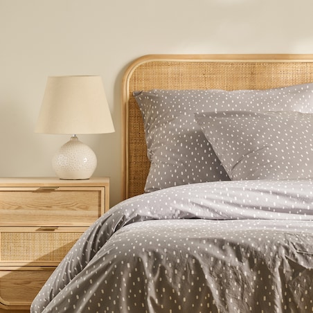 Pościel Bawełniana Lunares 200x220 cm w groszki
