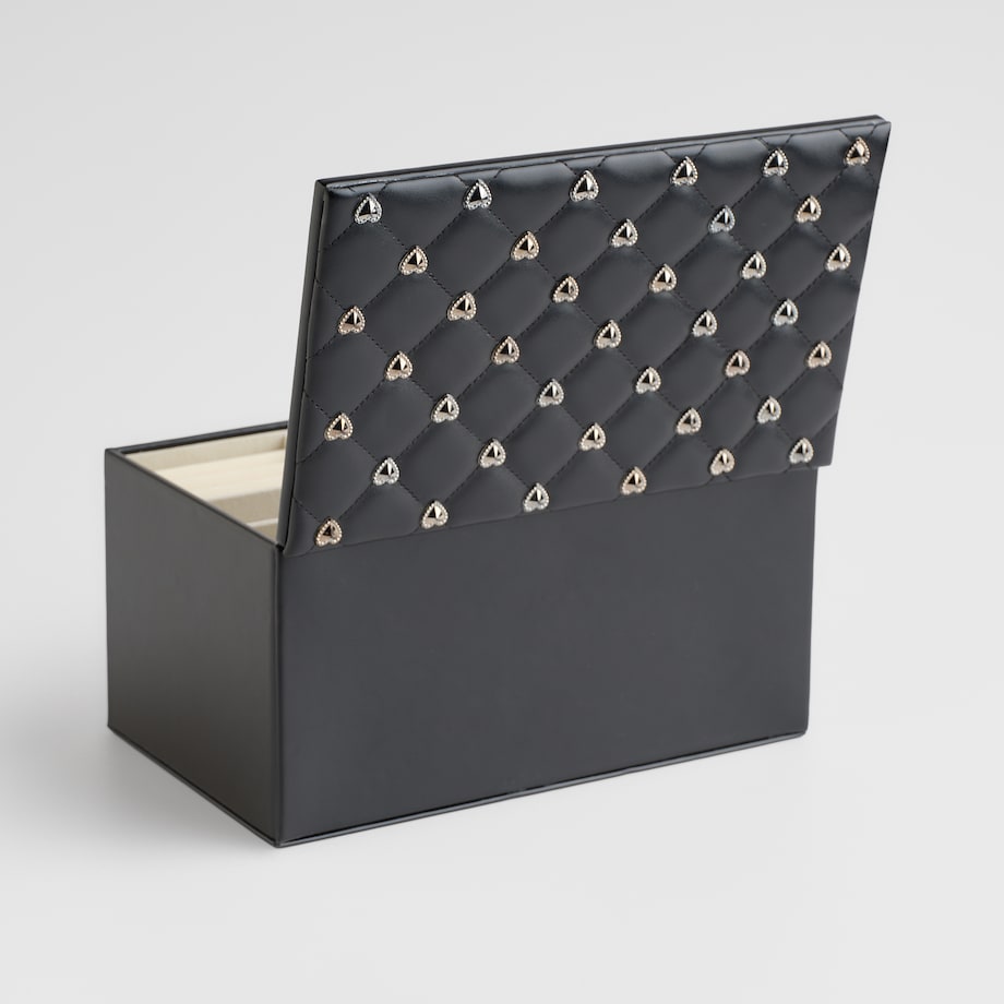 Szkatułka Na Biżuterię Dourado 16x26 cm z motywem serca