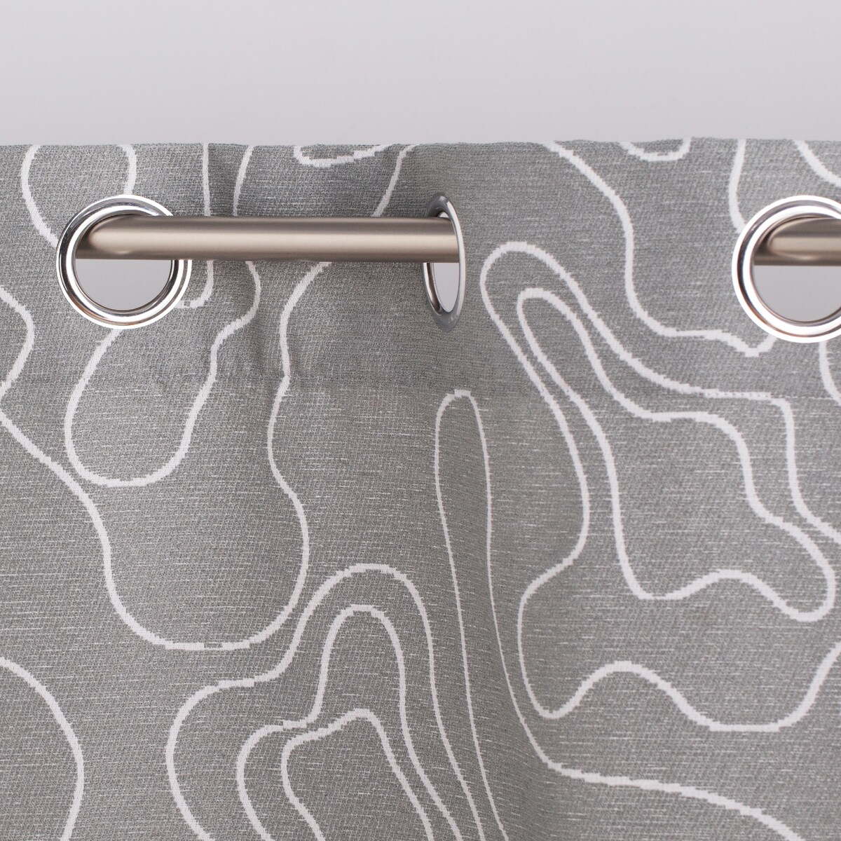 Zasłona Varda 140x250 cm z motywem abstrakcyjnym