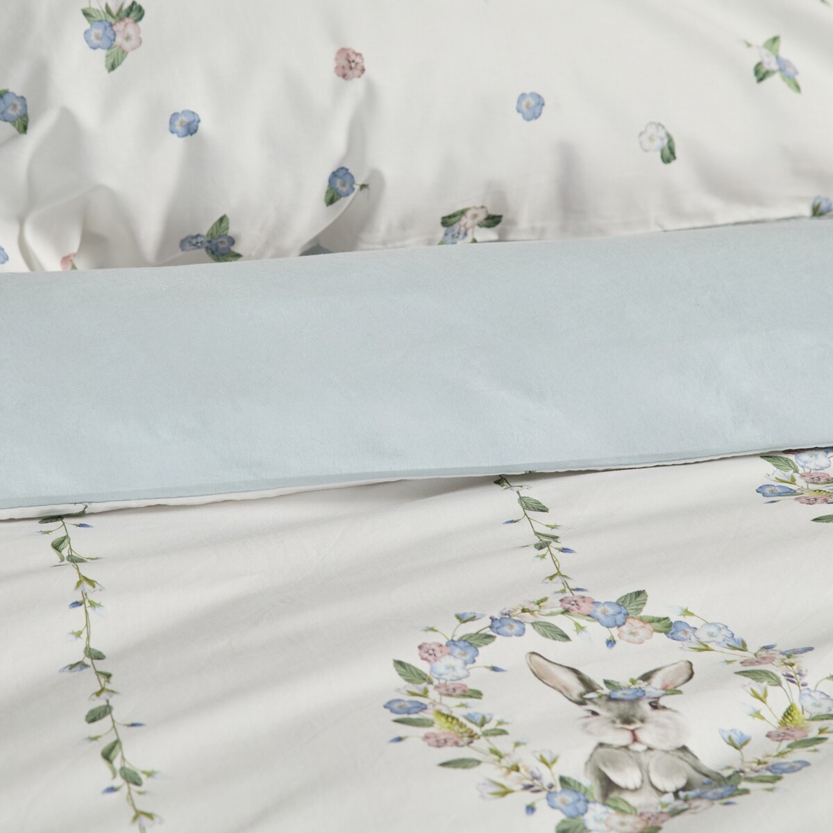Pościel Bawełniana Pansilo 200x220 cm z motywem królików