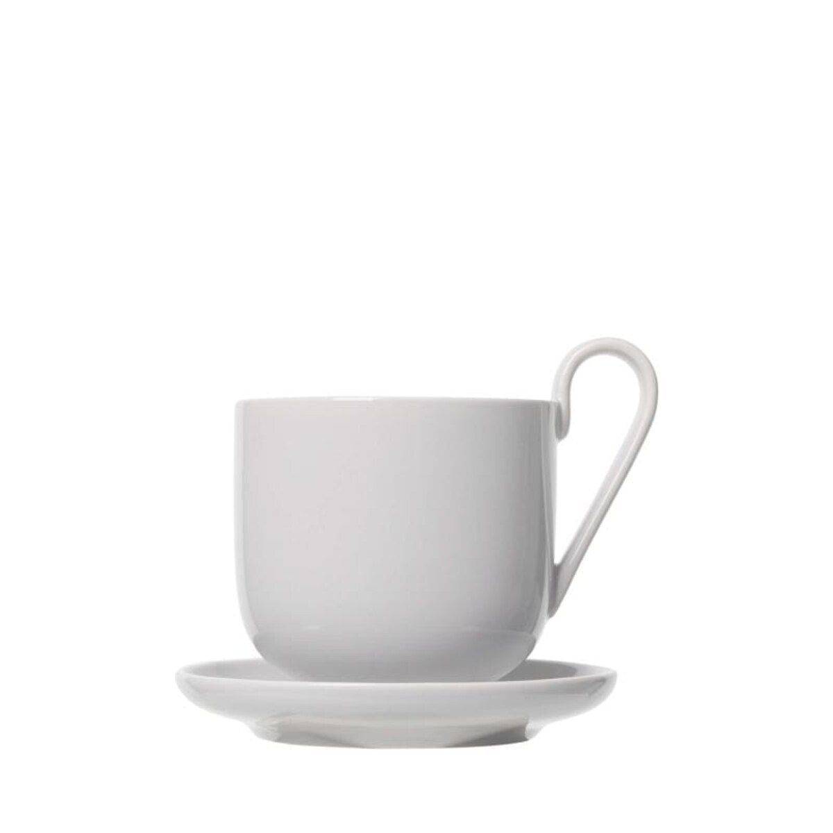 Zestaw 2 Filiżanek Do Kawy Z Podstawkami Ro, Nimbus Cloud - porcelana, 290 ml