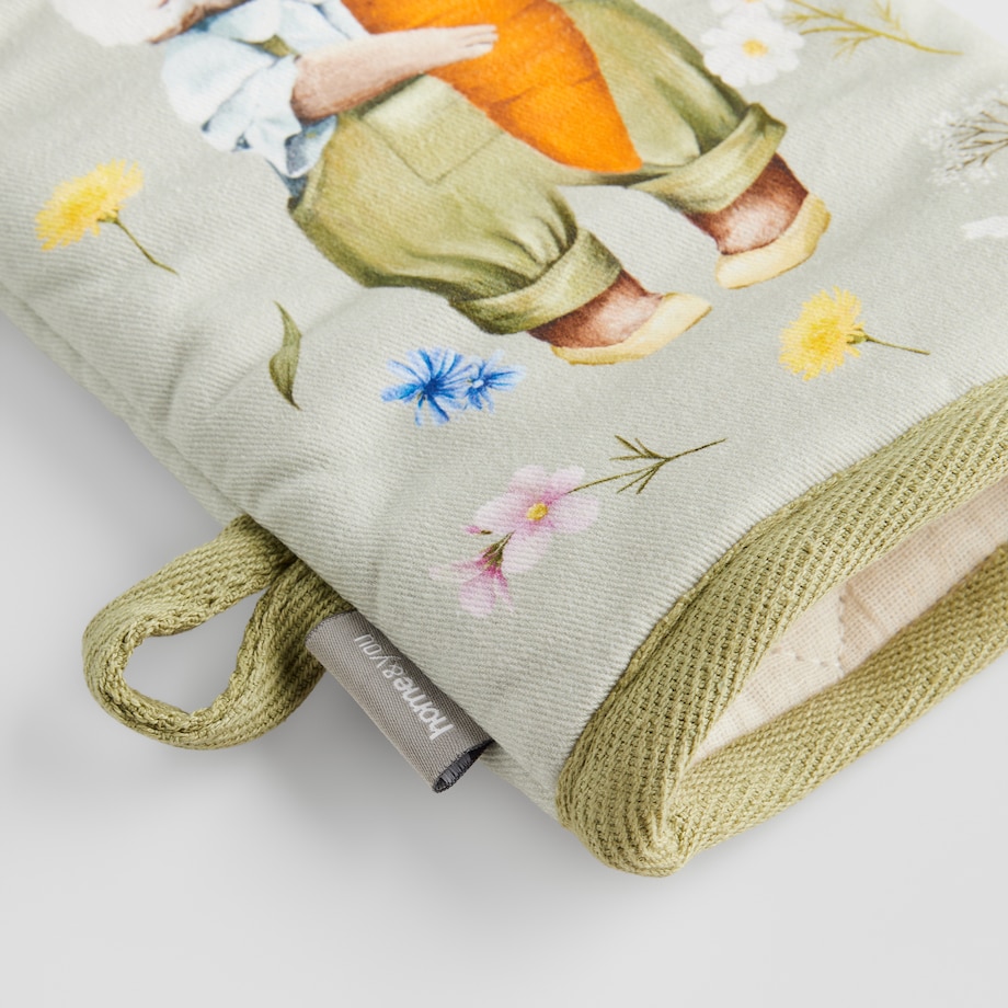 Komplet Rękawic Kuchennych Emi 14x30 cm z motywem królika