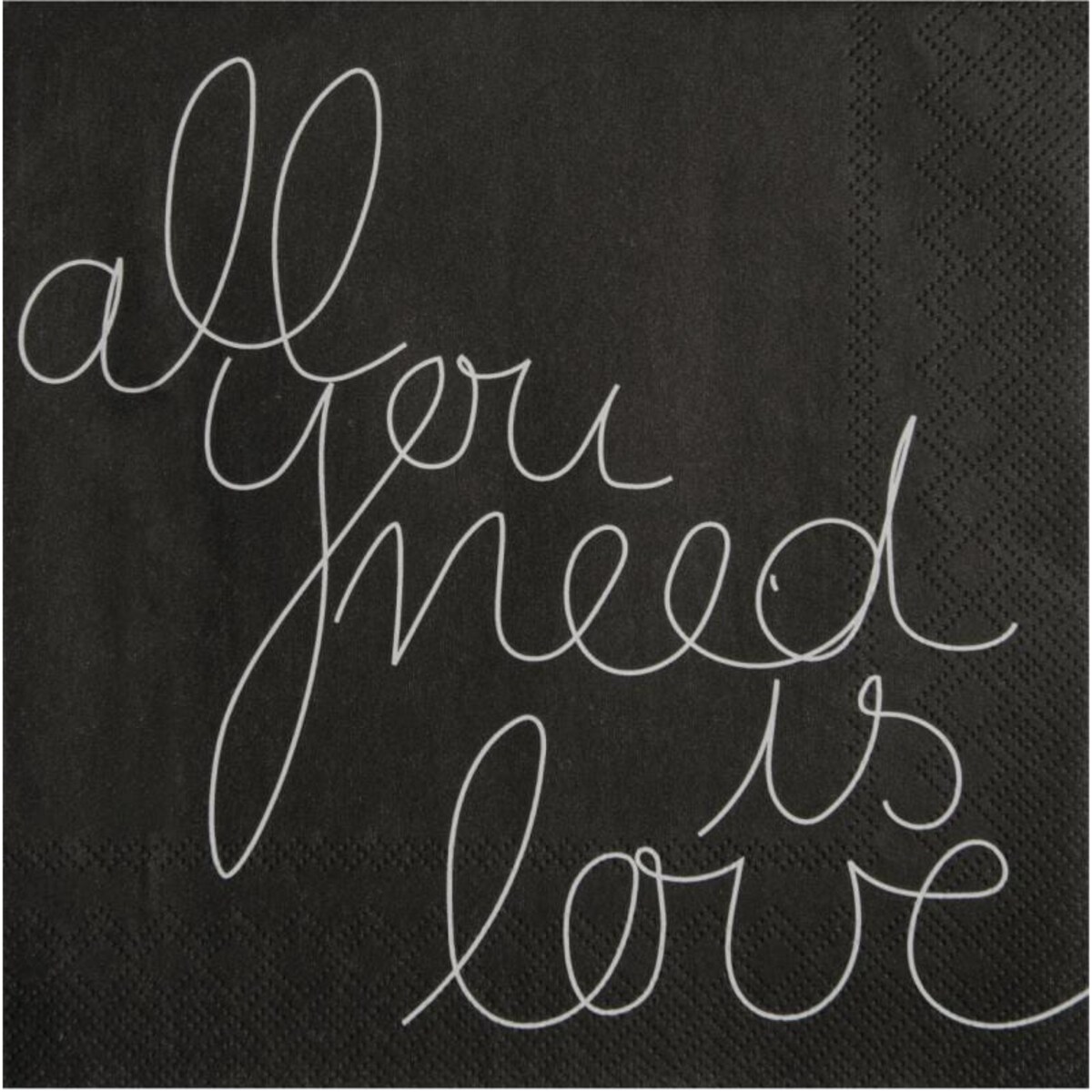 Serwetki all you need is love 33 x 33 cm