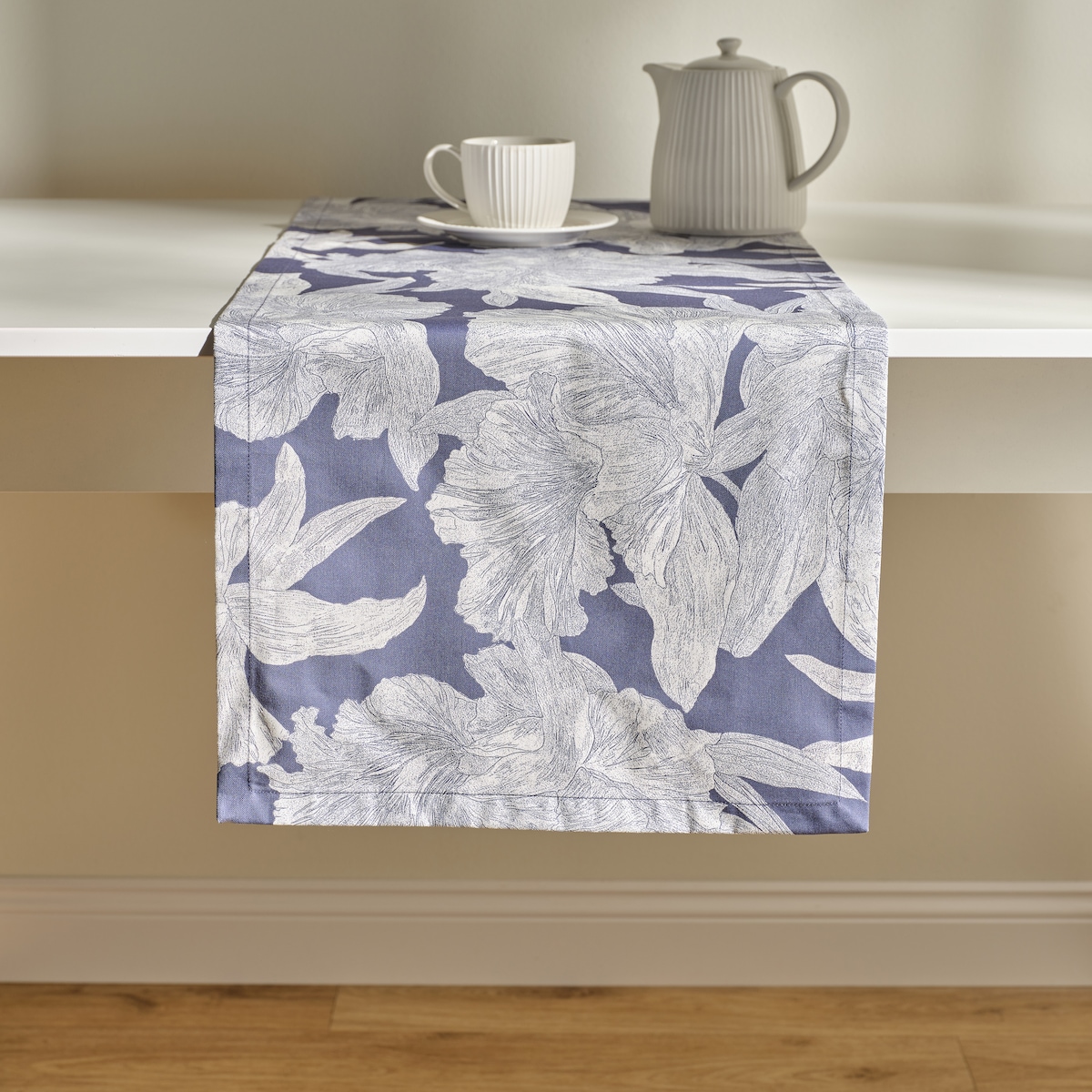 Bieżnik Flowa 40x180 cm z wzorem kwiatowym