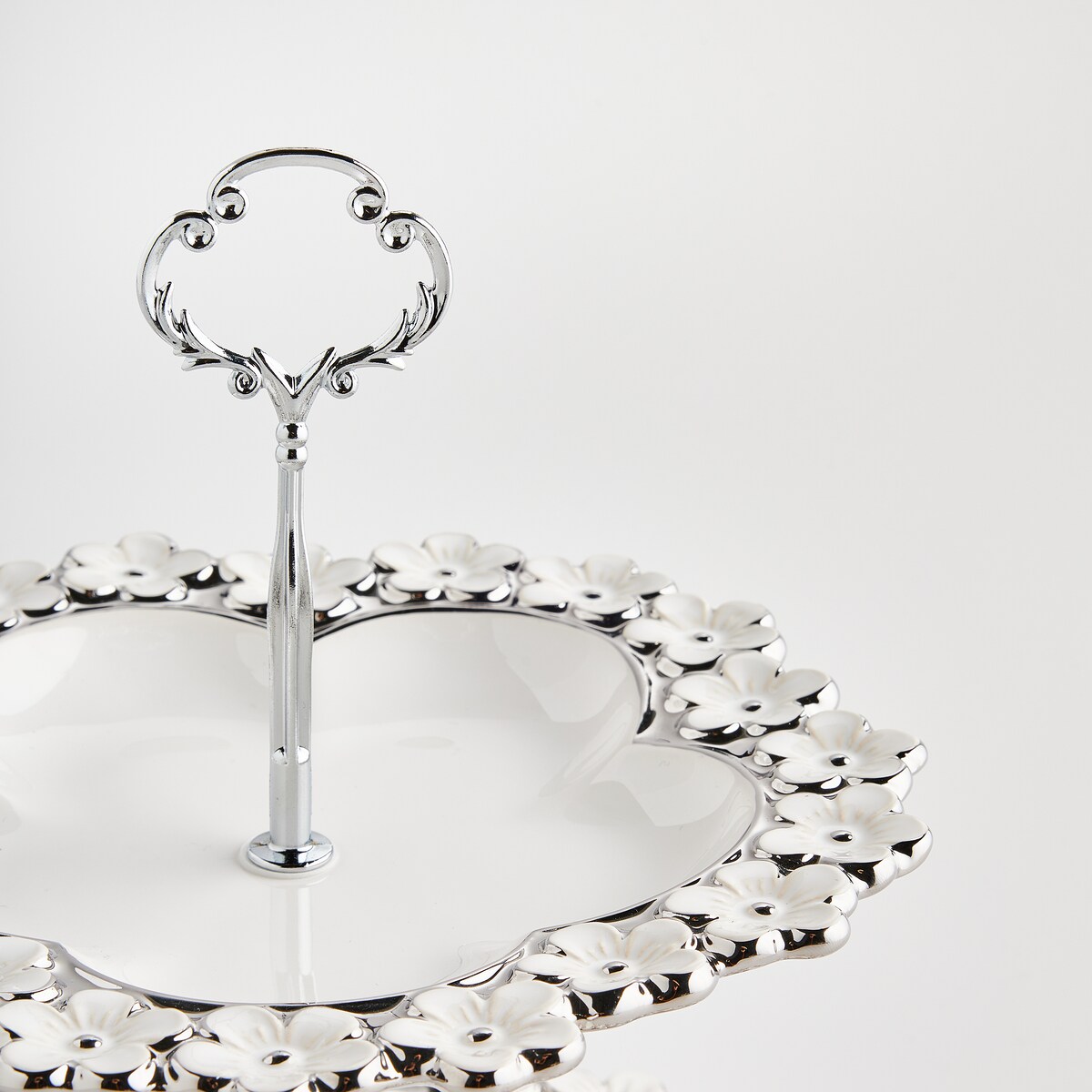 Patera Piętrowa Flosales z motywem kwiatowym