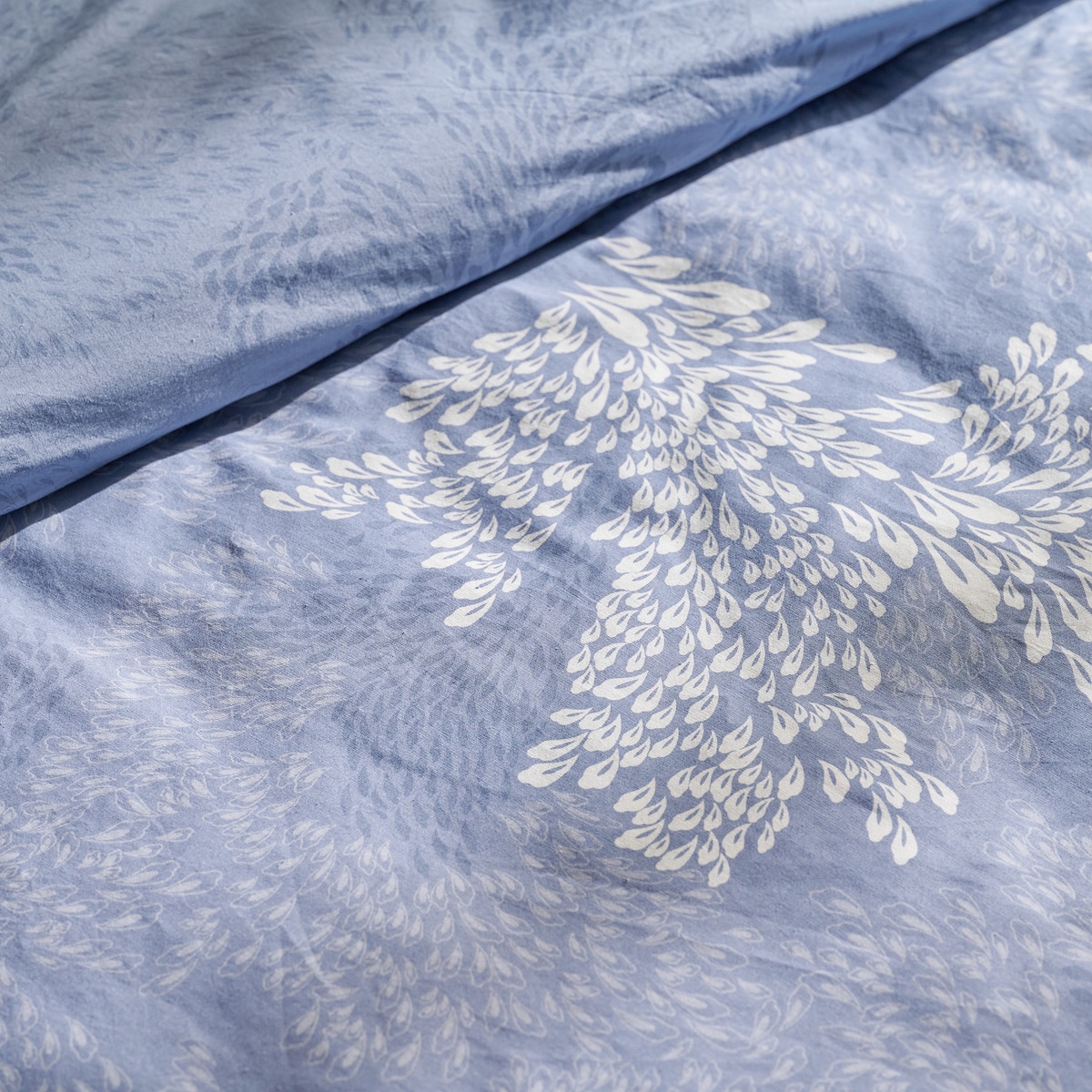 Pościel Bawełniana Trezzo 200x220 cm z motywem liściastym